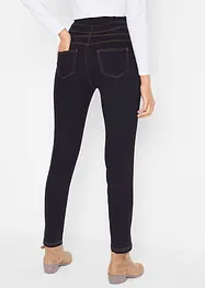 Jegging taille haute en matière thermique légèrement élastique, taille confortable, bonprix