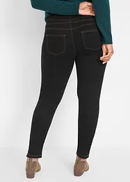 Jegging taille haute en matière thermique légèrement élastique, taille confortable, bonprix