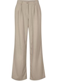 Pantalon Marlène en lin, coupe large, bpc bonprix collection