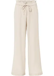 Pantalon Palazzo mélangé lin, bonprix