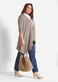 Gilet en maille avec base à pans, bpc selection