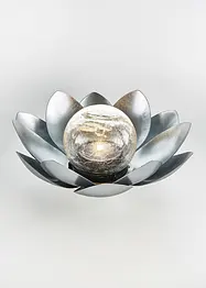 Lampe solaire déco en forme de lotus, bonprix