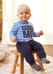 T-shirt bébé + pantalon en jersey (Ens. 2 pces.) coton bio, bpc bonprix collection