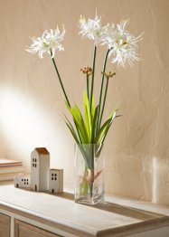 Fleur artificielle avec vase en verre, bpc living bonprix collection