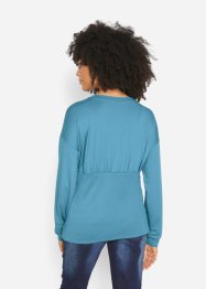 Sweat-shirt de grossesse avec détail  côtelé, bpc bonprix collection