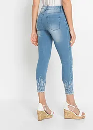 Jean Skinny avec broderie, bonprix