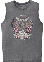 T-shirt muscle avec effet délavé, John Baner JEANSWEAR