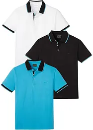 Lot de 3 polos, bonprix