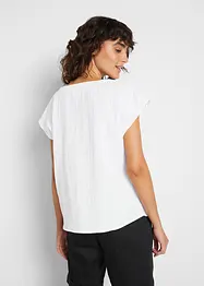 Top-blouse en mousseline, bonprix