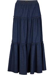 Jupe étagée en denim léger, bpc selection