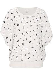 Blouse en georgette, manches courtes, bpc bonprix collection