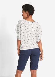 Blouse en georgette, manches courtes, bpc bonprix collection
