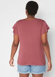 Blouse T-shirt de grossesse avec fonction allaitement avec viscose, bonprix