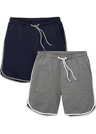 Lot de 2 shorts en sweat, bpc bonprix collection