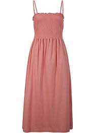 Robe en jersey avec smock, mi-mollet, bpc bonprix collection