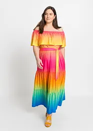 Robe Carmen à volant, bonprix