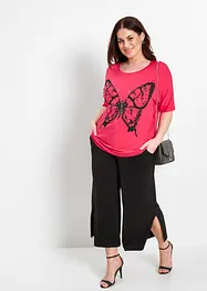 Pantalon en jersey à taille élastiquée, bonprix