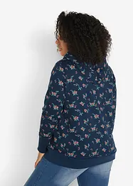 Sweat-shirt à capuche avec cordon, bonprix