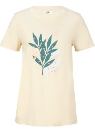 T-shirt en coton bio avec imprimé floral, bpc bonprix collection