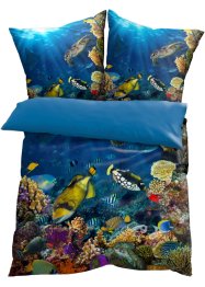 Parure de lit réversible motif océan, bpc living bonprix collection