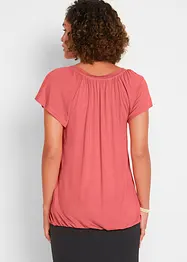 T-shirt en viscose mélangée, manches courtes, bonprix
