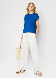 Lot de 2 T-shirts longs 100% coton, bonprix