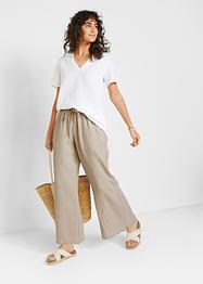 Pantalon palazzo en mousseline, bpc bonprix collection