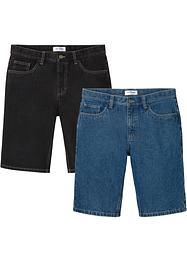 Lot de 2 bermudas en jean, Regular Fit, John Baner JEANSWEAR
