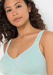 Lot de 2 soutiens-gorge coton moulés sans armatures, bonprix