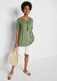 T-shirt tunique en viscose extensible, bonprix