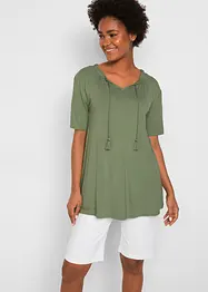 T-shirt tunique en viscose extensible, bonprix