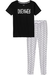 Pyjama oversized avec legging, bpc bonprix collection