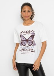 T-shirt oversized avec imprimé papillon, RAINBOW