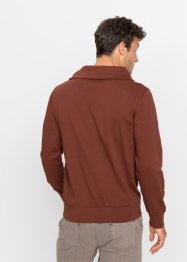 Sweat-shirt à col châle en coton, RAINBOW