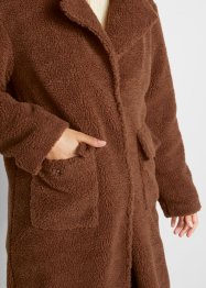 Manteau en fourrure peluche avec poches, bpc bonprix collection