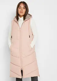 Gilet sans manches matelassé réversible en polyester recyclé avec capuche, bonprix