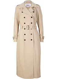 Trench-coat long ceinturé à la taille, bonprix