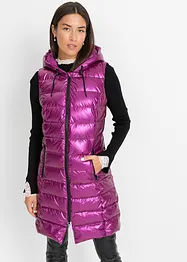 Gilet matelassé sans manches, effet brillant, bonprix