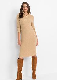 Robe en maille avec col camionneur, BODYFLIRT