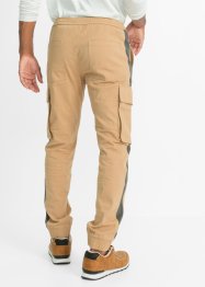 Pantalon cargo taille extensible Regular Fit, Straight, RAINBOW
