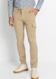 Pantalon cargo en velours côtelé Regular Fit, Straight, bpc selection
