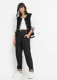 Jean mom extensible, taille haute, bonprix