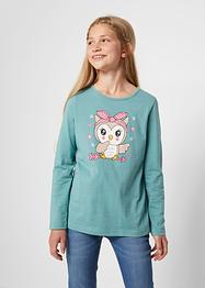 Lot de 2 T-shirts manches longues fille, bpc bonprix collection