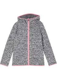 Veste en maille polaire thermo fille avec capuche, bonprix