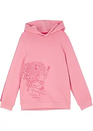 Sweat à capuche fille en coton, bpc bonprix collection