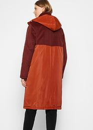 Parka longue à capuche en mélange de matières, coupe droite, bpc bonprix collection