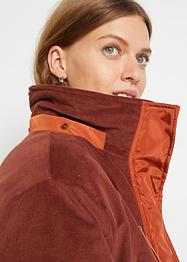 Parka longue à capuche en mélange de matières, coupe droite, bpc bonprix collection