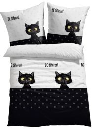 Parure de lit avec chat, bpc living bonprix collection