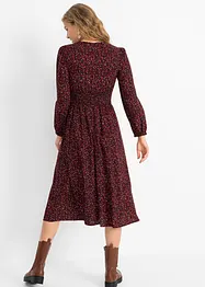 Robe midi à imprimé floral, bonprix