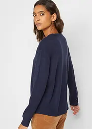 Pull en maille avec encolure ronde, bpc bonprix collection